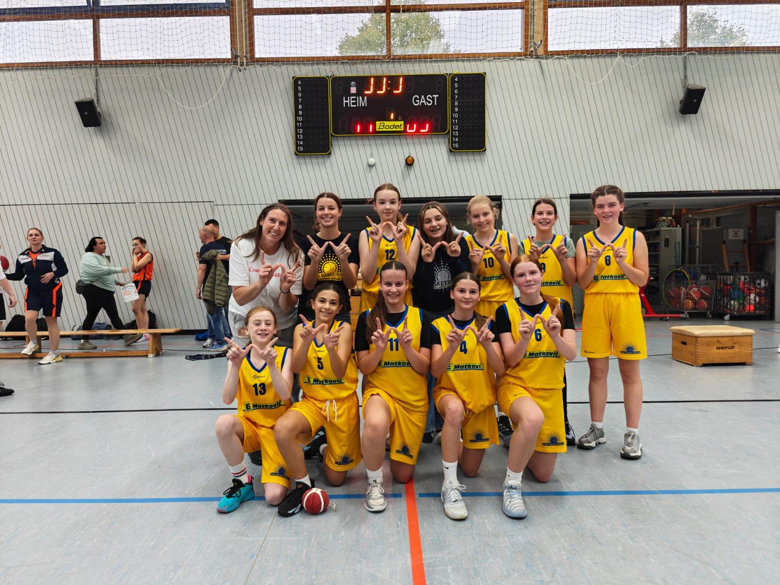 U14w der KSG Gerlingen Basketball